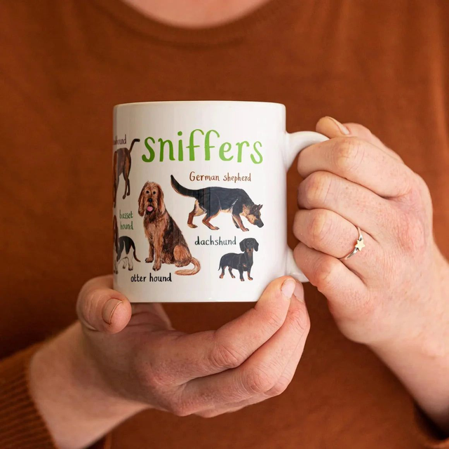 Fly Paper Products Mug Sniffers Dog Pun