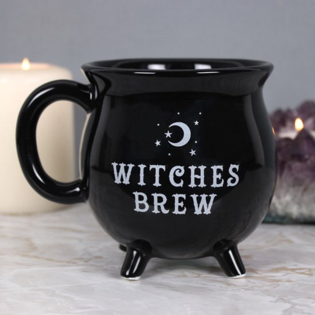 Mok Witches Brew Cauldron Zwart