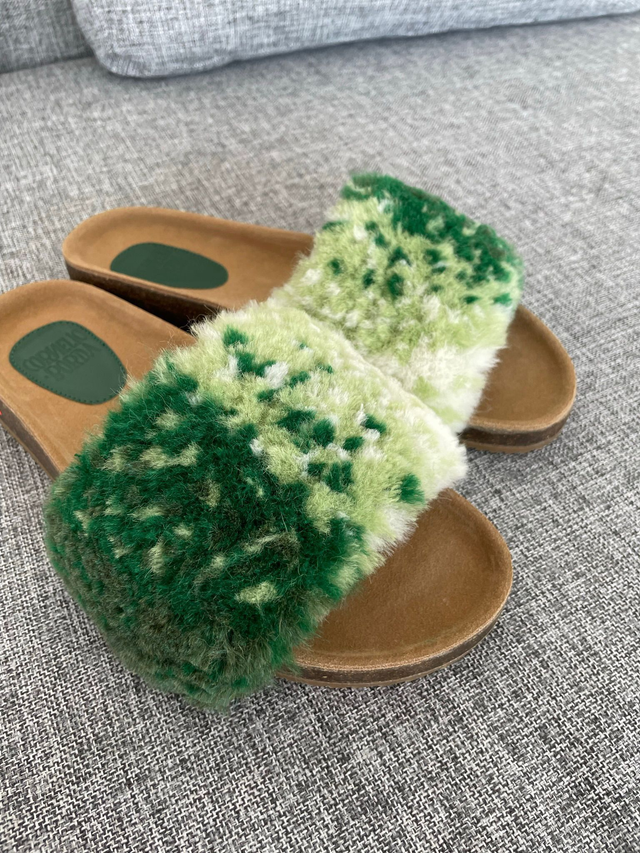 Michelle Foot bed, Green Pixel