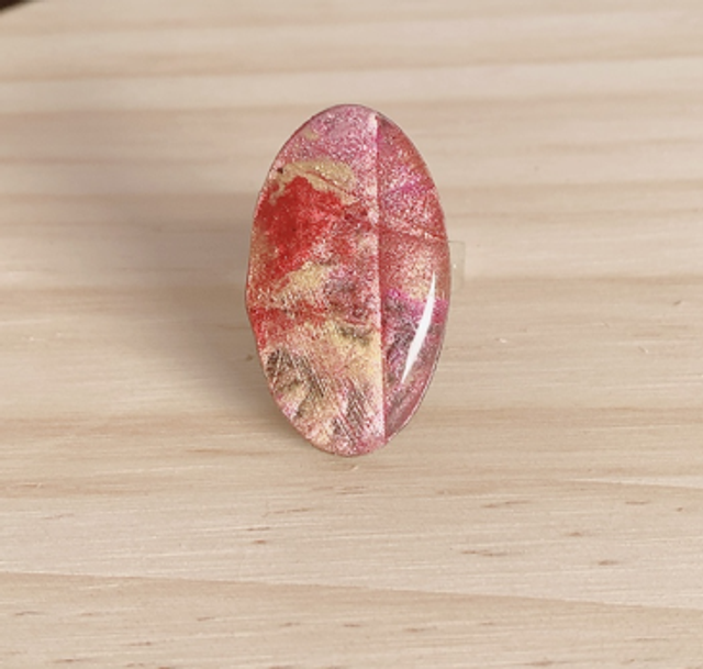 Bague " Rubis Rose"
