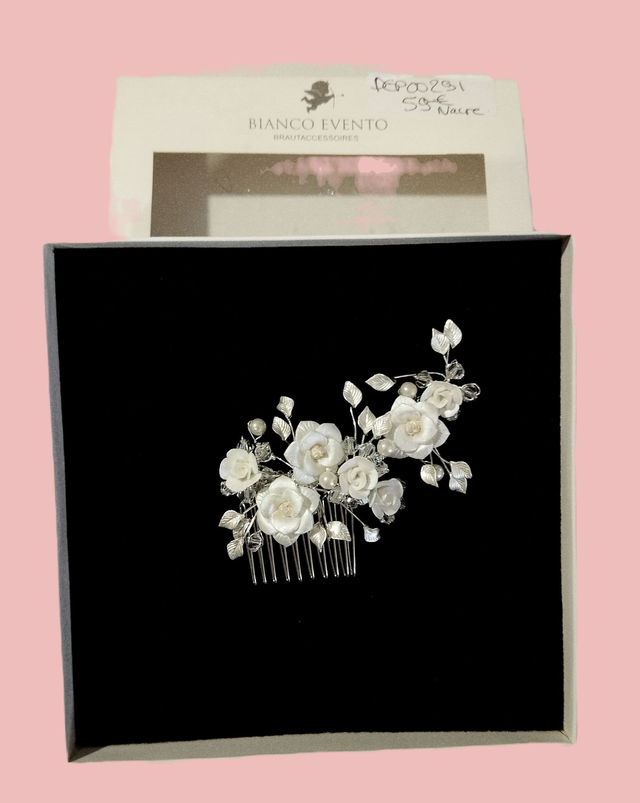 Peigne en nacre de mariée