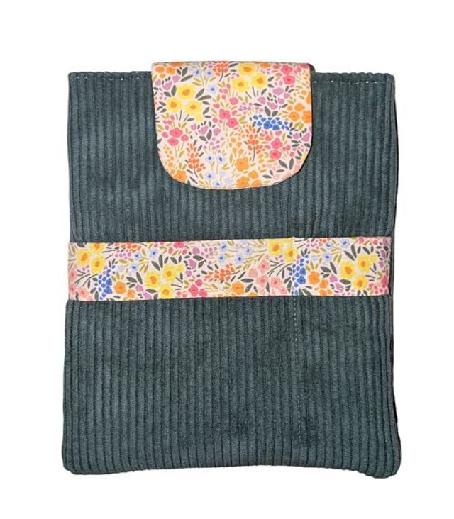 Pochette Livre en Velours Côtelé (format poche) 