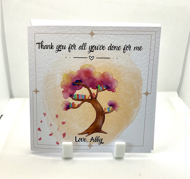 Personalised teacher’s frame. Beautiful appreciation gift for teachers.