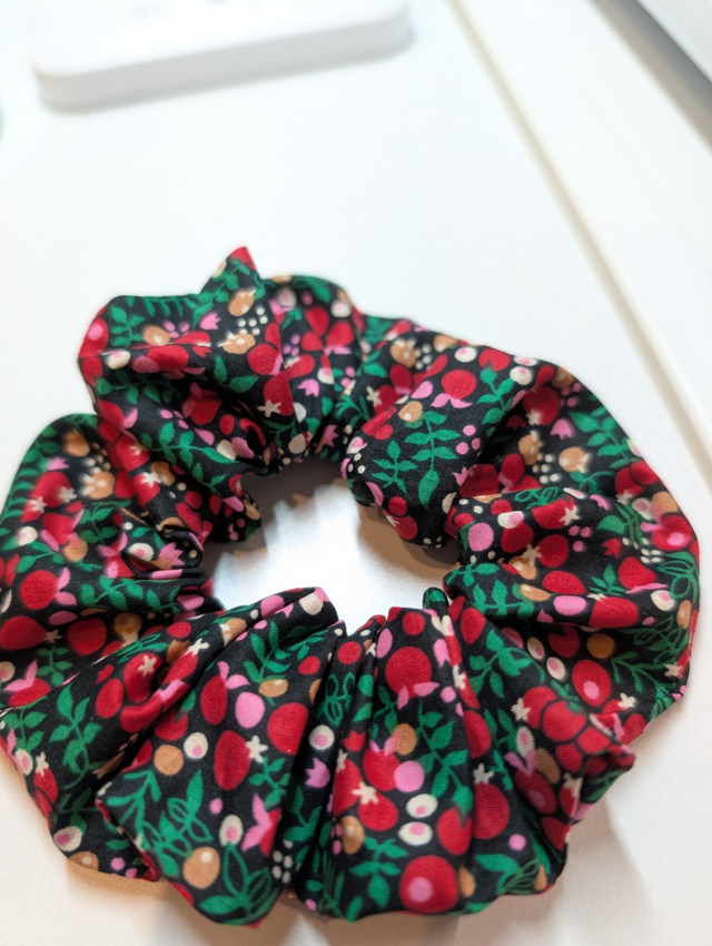 Berry Christmas Scrunchie