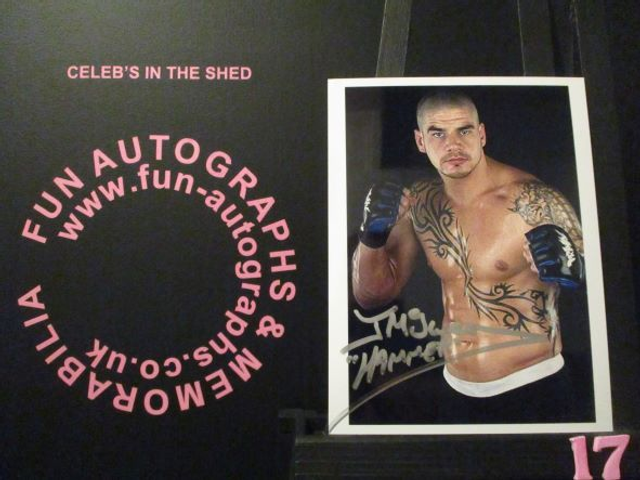 James 'The Hammer' McSweeney Authentic Autographed 6x4.5 Photograph (G17)