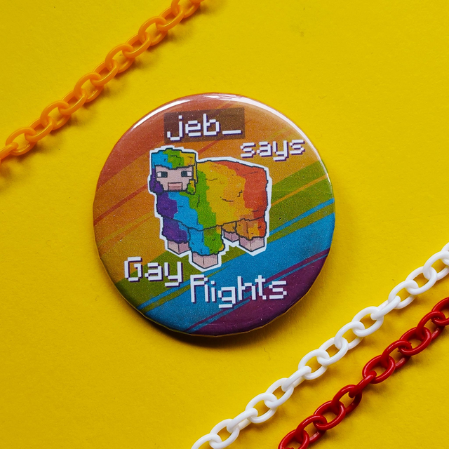 Minecraft - _jeb Says Gay Rights - Badge [BGE-MC-JSGR]