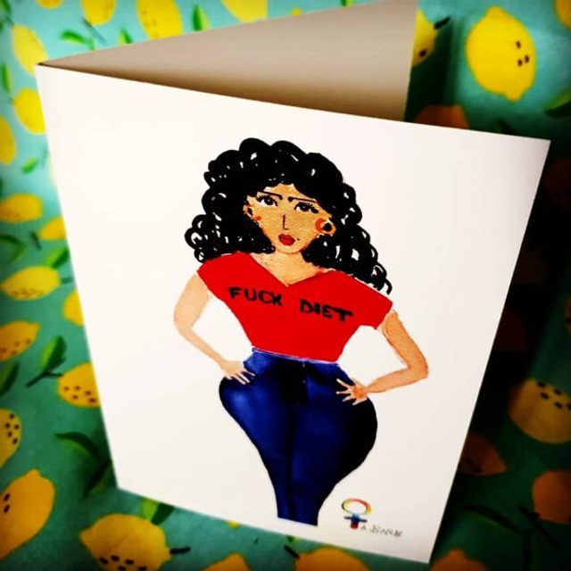 Carte "F**ck diet"