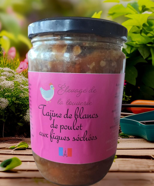 Tajine de blancs de poulet aux figues séchées