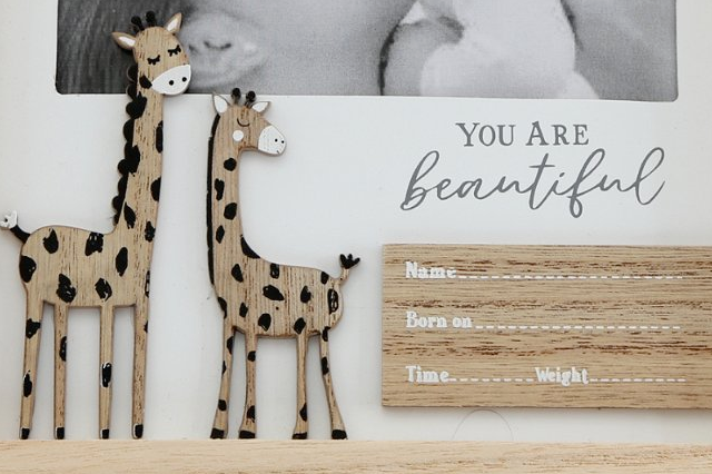 Baby Beautiful Photograph Frame 20cm