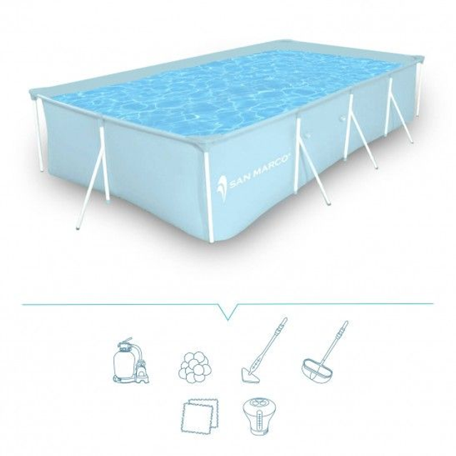 Piscina Fuori Terra Procida 450x220x84 Cm San Marco