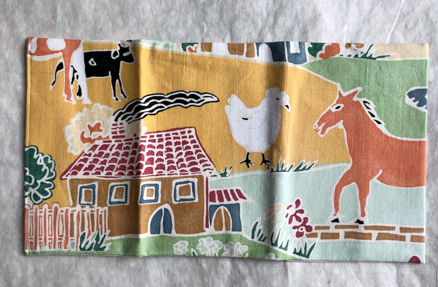 Couvre-livre upcyclé “Le compagnon de lecture” — Protège tes livres poche ou grand format