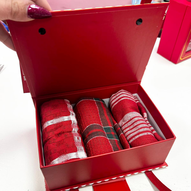 Cofanetto con strofinacci