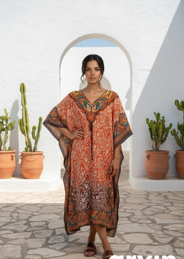 Καφτανι μακρύ one size 