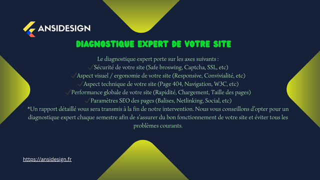 Diagnostique expert de votre site