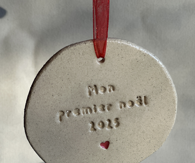 Déco sapin « Mon premier noël 2025 »