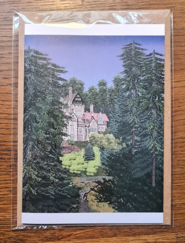 Cragside House greeting card