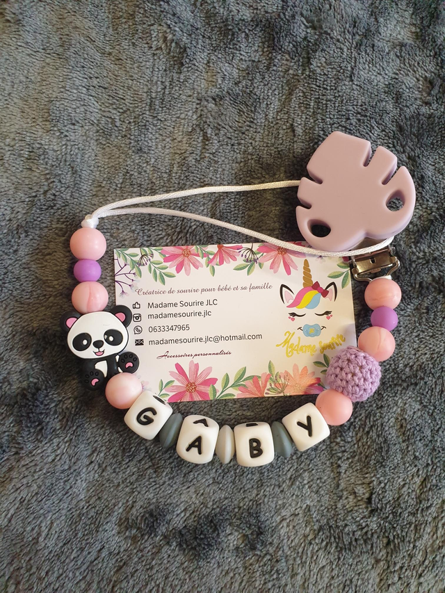 Attache Tétine Panda