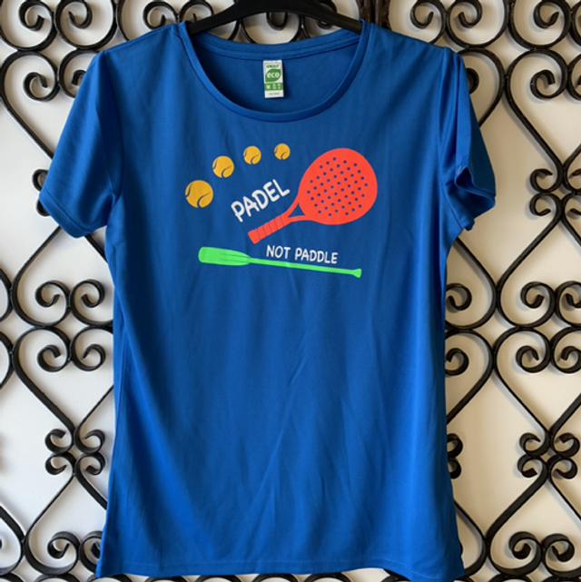 Tee-shirt femme technique « padel not padel »