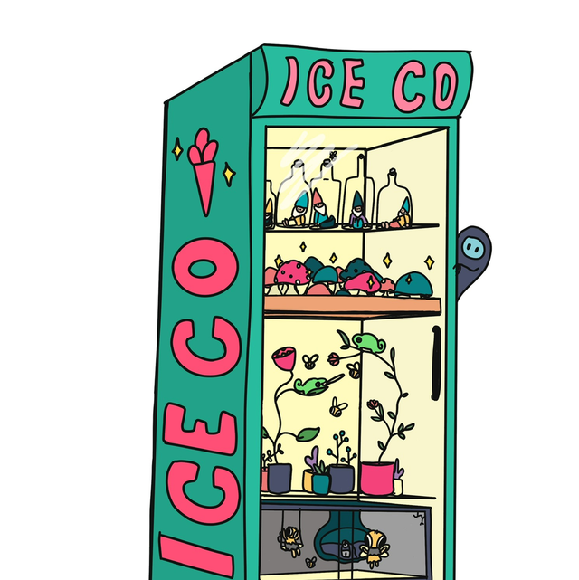 Original Art Sticker | Iceco