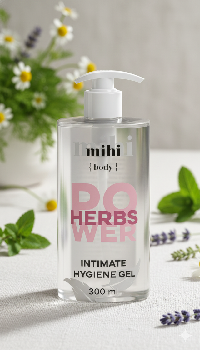 Gel intime nettoyant Herbs power (Mihi)