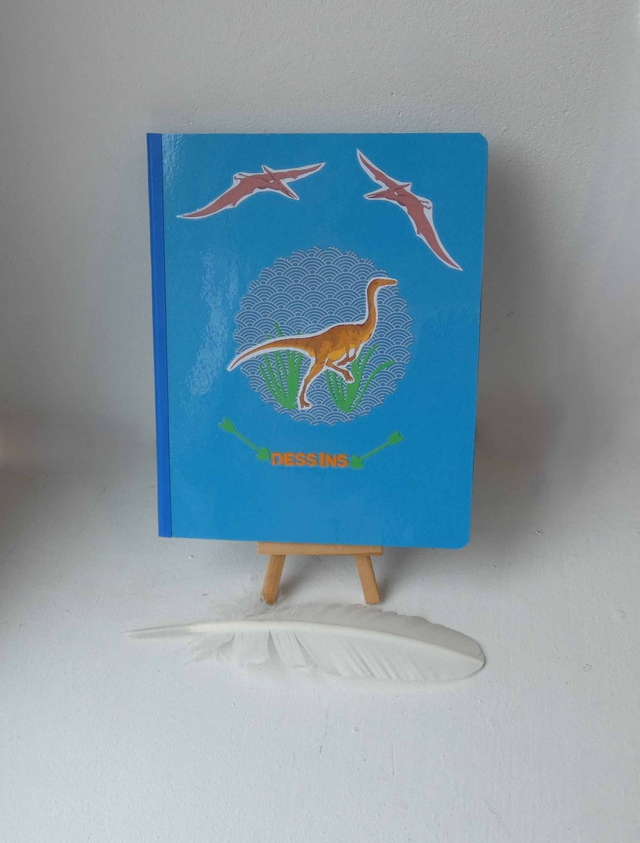 Le carnet de dessin aux dinosaures