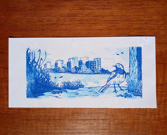 Pied Wagtail and Blackhorse Towers