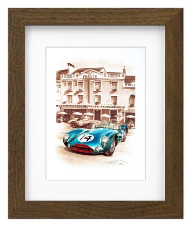 Aston Martin DBR1 - Large Wooden Frame