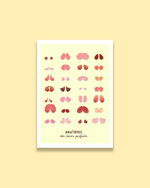 Tétone: Les seins parfaits impression d'art 