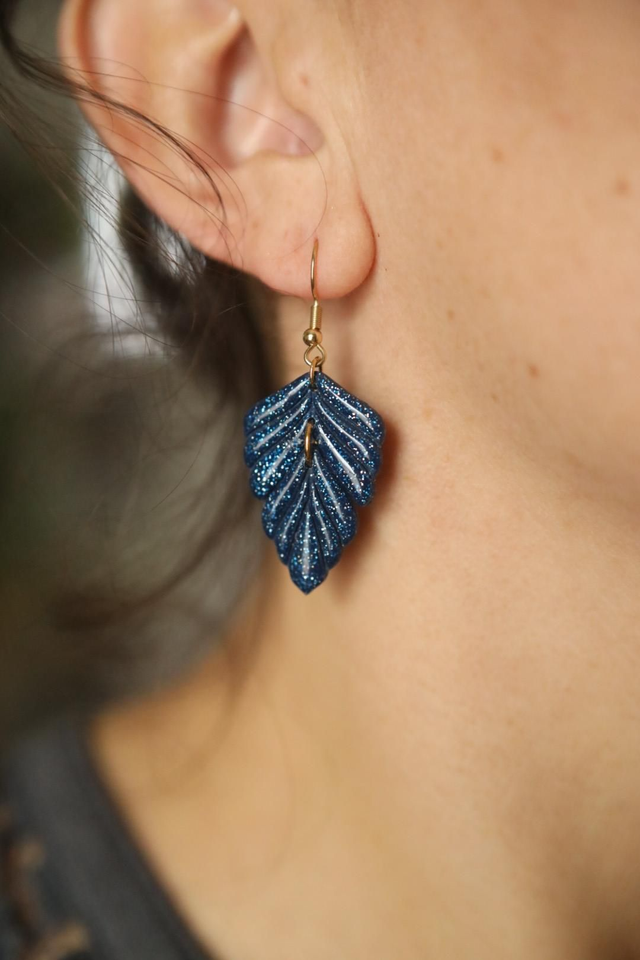 Boucles Oreilles Collection Elégance Pailletée 