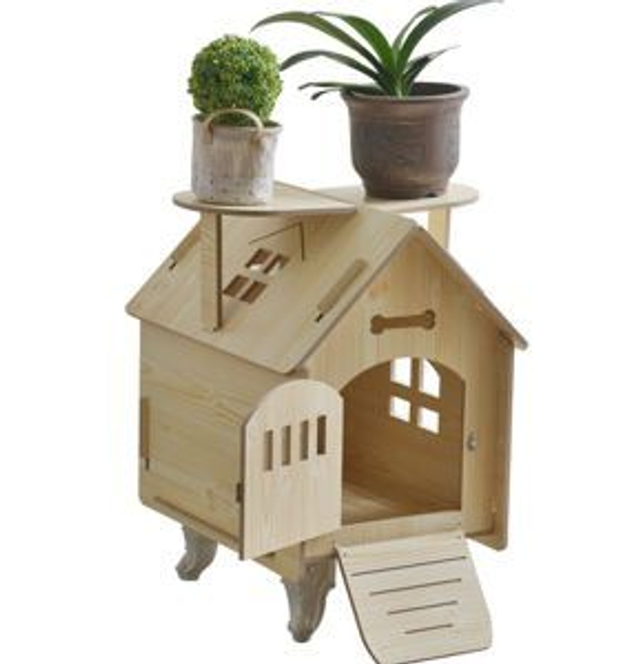 CASETTA PER CANI CON SALITA 51X40X52