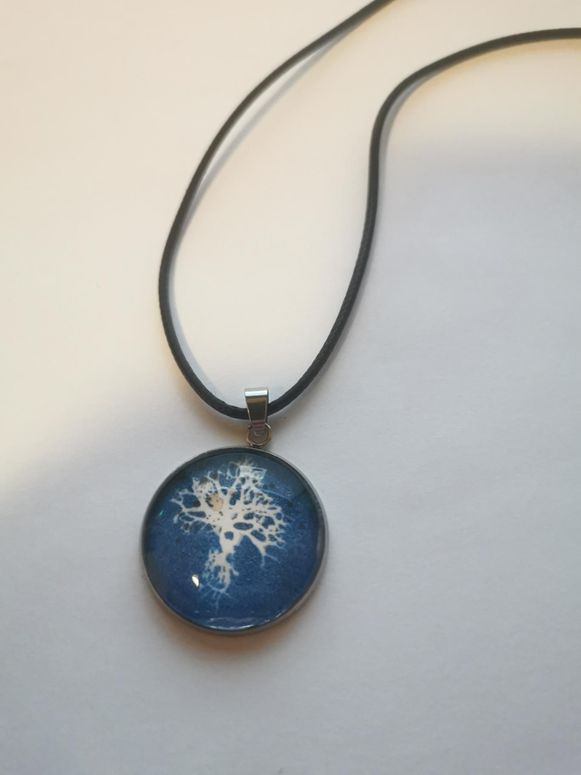 Médaillon lichen et son cordon  