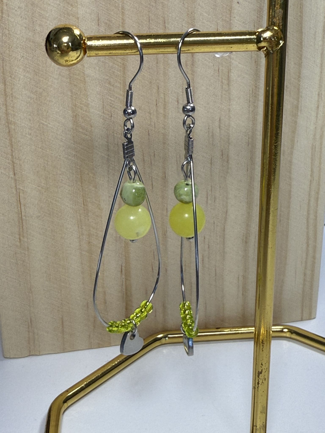 Boucles d'oreilles Jade