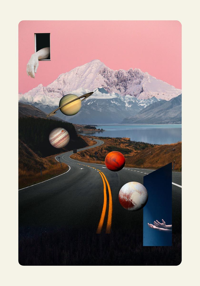 Throwing Shapes Art Poster