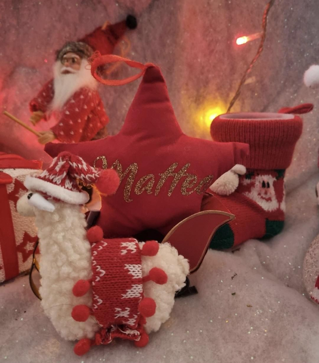 Etoile de Noël personnalisable à suspendre décorations Festives et Chaleureuses