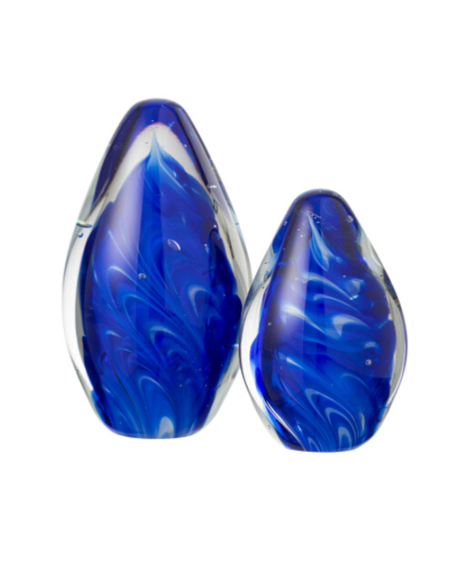 PRESSE PAP OVAL VER TR/BLE L