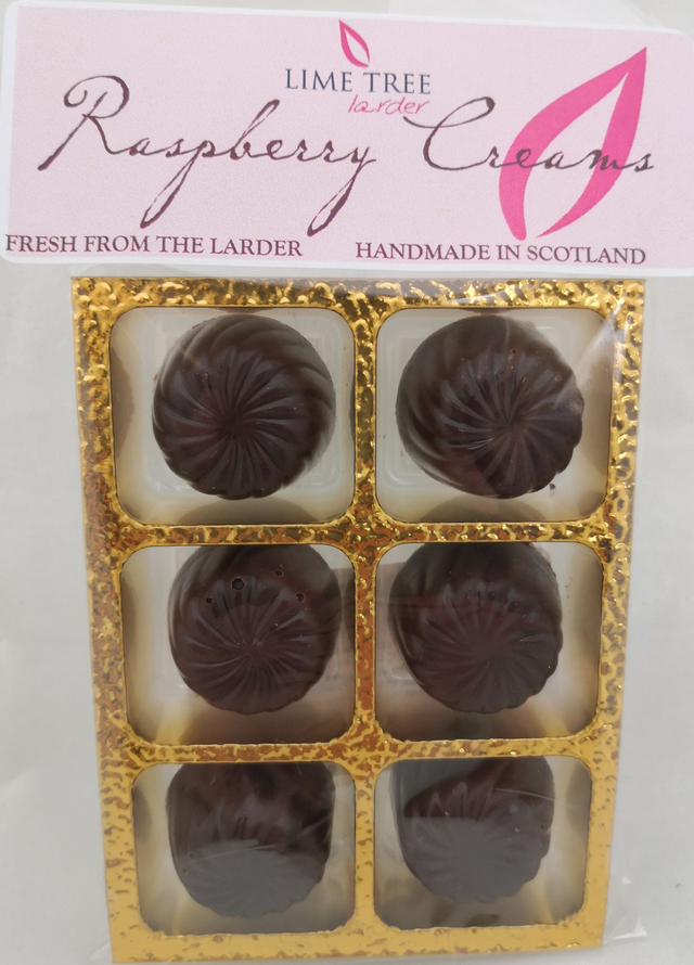 Dark Chocolate Raspberry Creams