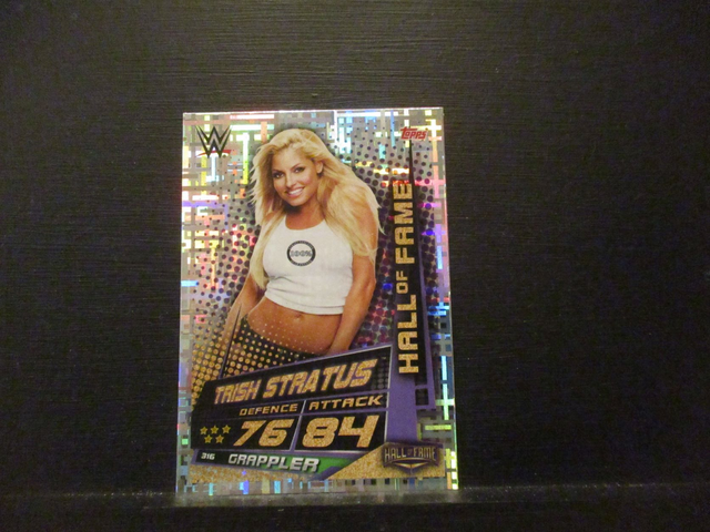 Trish Stratus - Hall Of Fame Slam Attax Universe Original Trading Card #316
