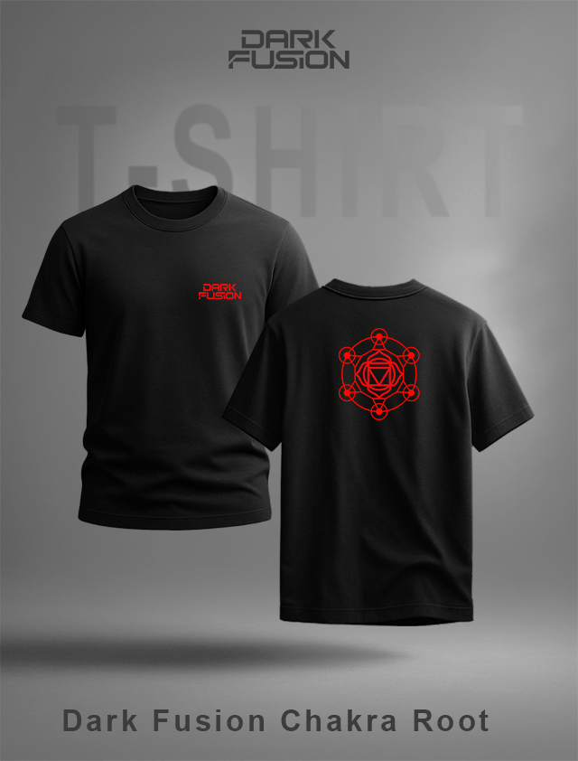 Dark Fusion Branded T-shirt Limited Edition Root Chakra  