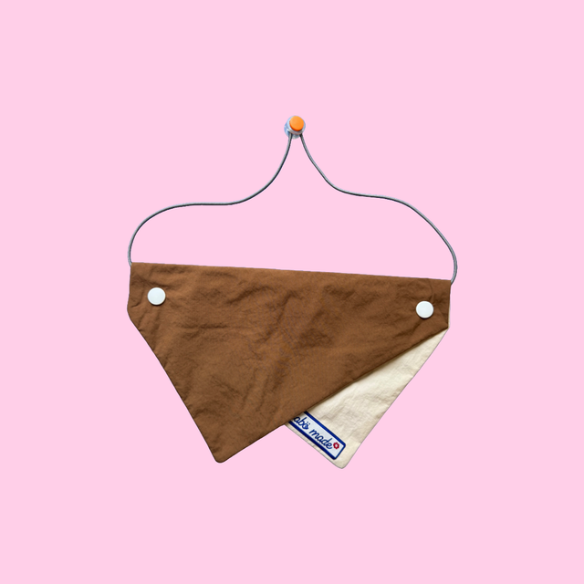 Mixed Colour Pet Kerchief (Brown&amp;Grey)