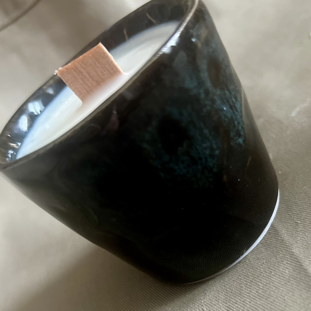 Portuguese Ceramic Espresso Cup Candles