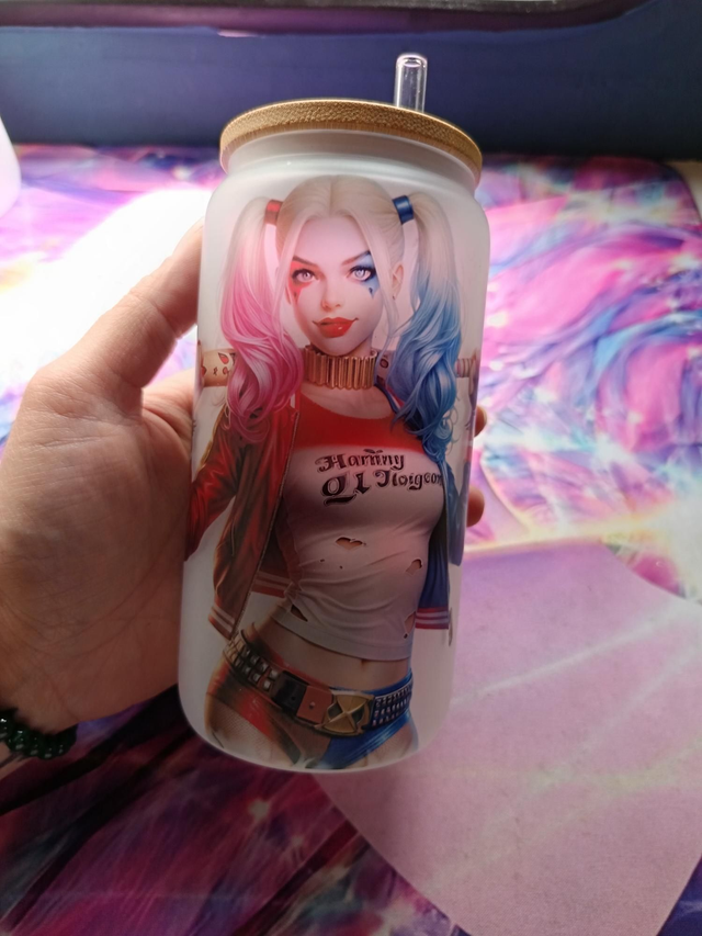 Canglass givré Harley Quinn 