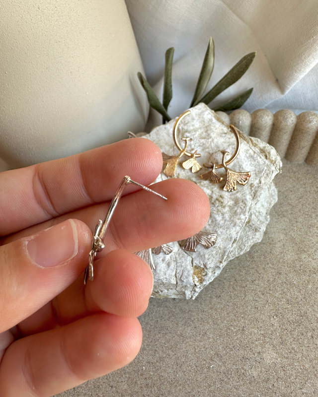 Orecchini Gingko Sospeso