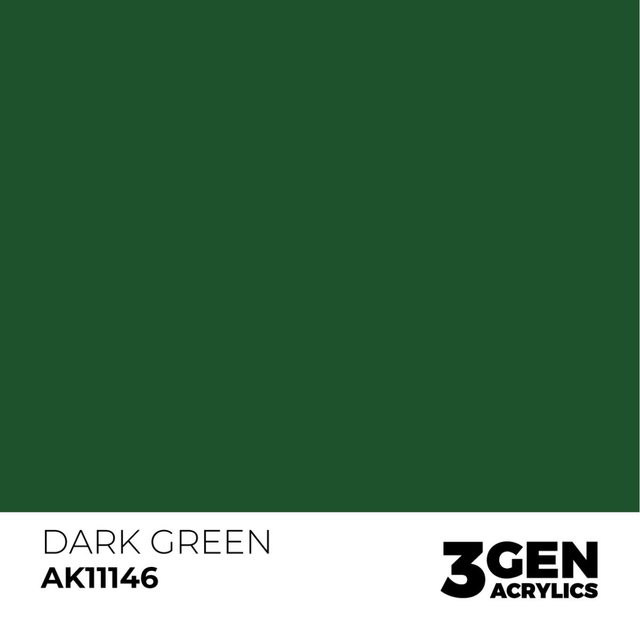 3rd Gen. Acrylics 146 Dark Green