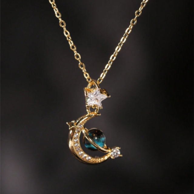 Collier planète inoxydable 