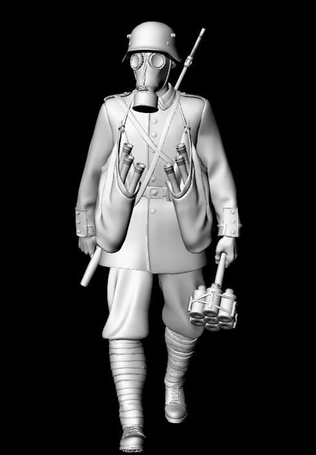 3DiMontis - WW1 German Stormtrooper 6