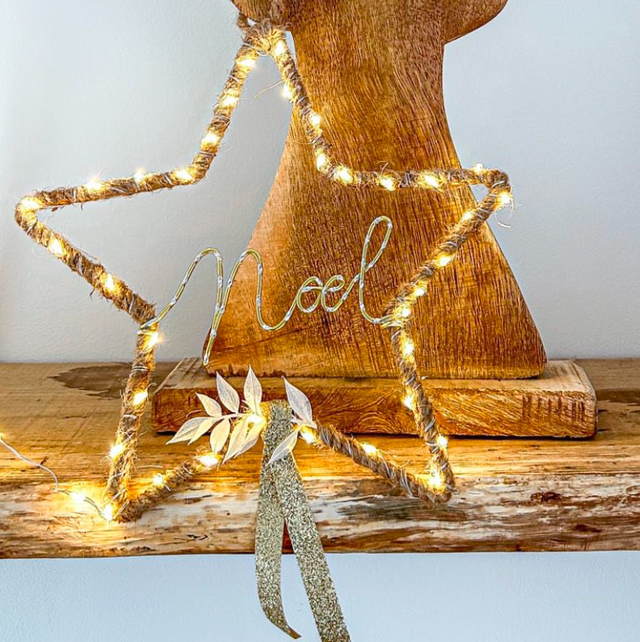 Etoile lumineuse  &quot;noël&quot;