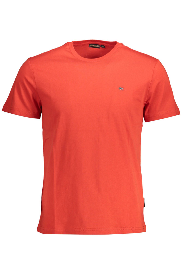 2121NAPAPIJRI T-SHIRT MANICHE CORTE UOMO ROSSO