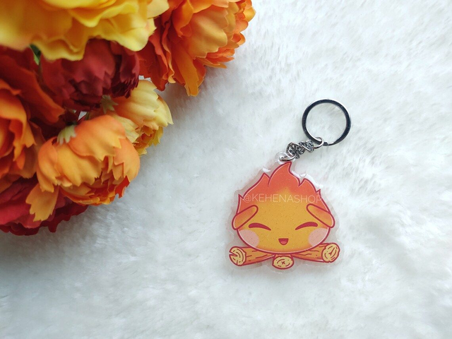 Calcifer Hard Llavero/Keychain | Howl no Ugoku Shiro/El castillo ambulante