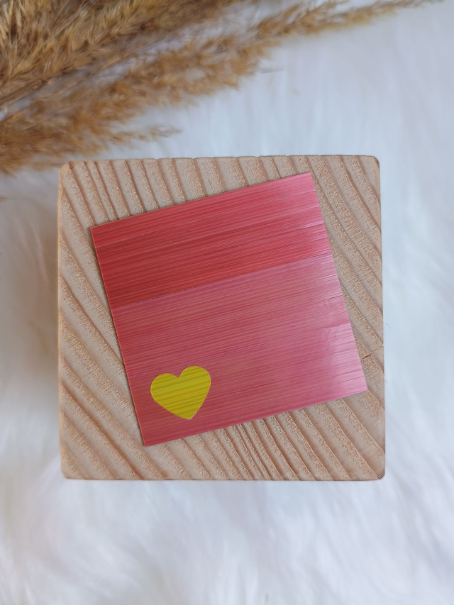 Magnet Carré bicolore