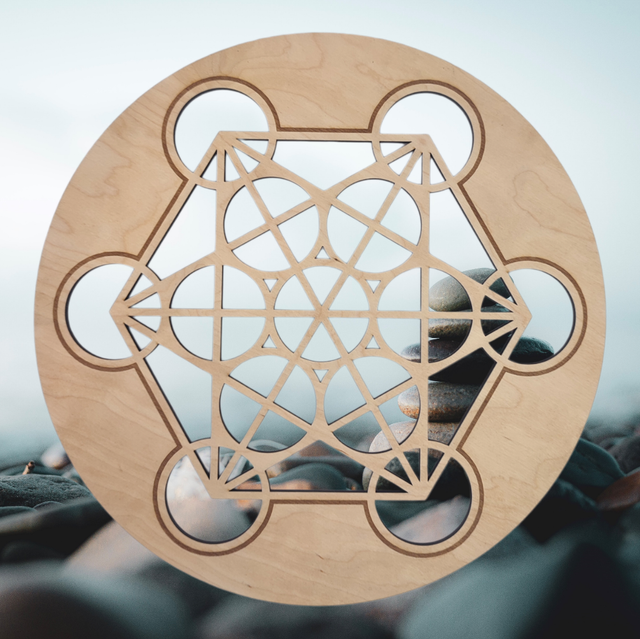 Métatron découpé gravé